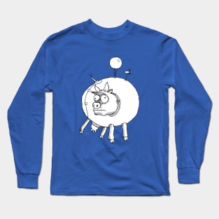 Bovine Transportation! Cows par avion ... Long Sleeve T-Shirt